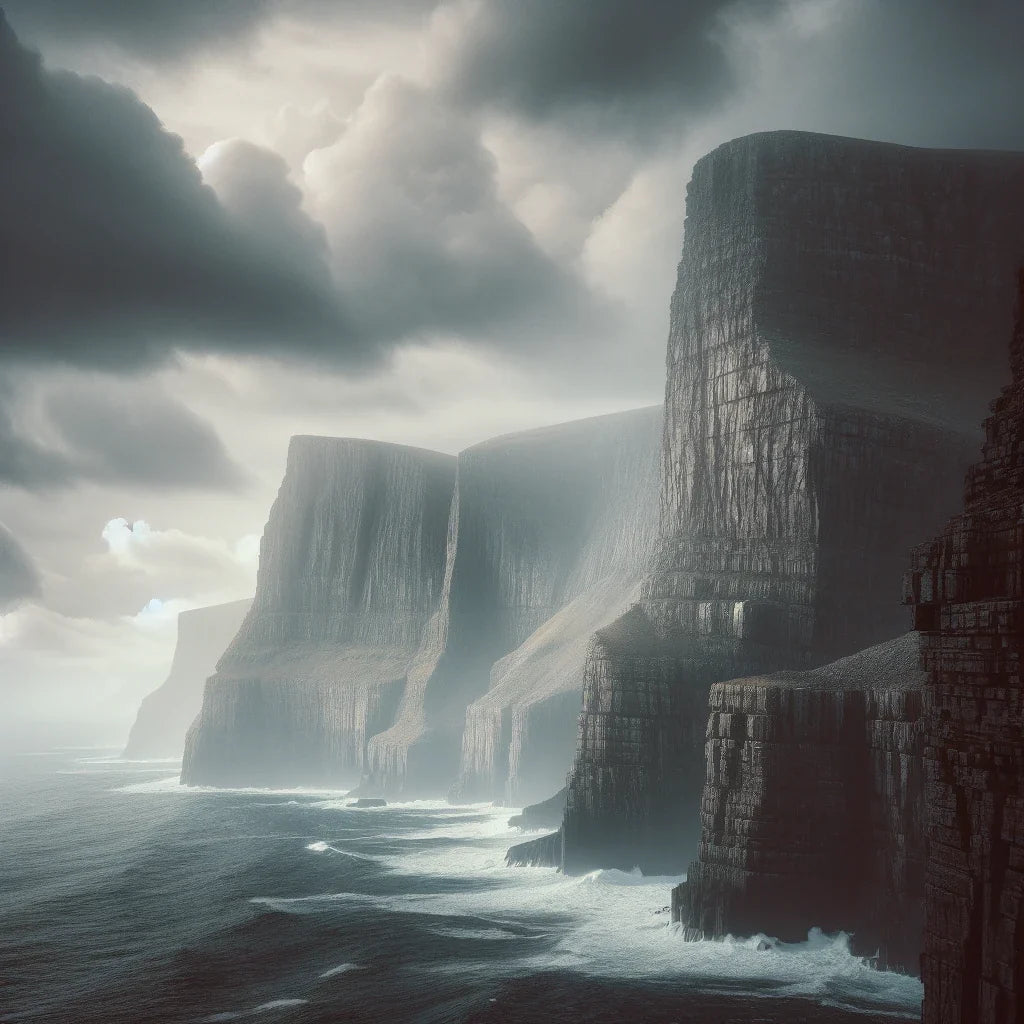 Coastal Cliffs Canvas