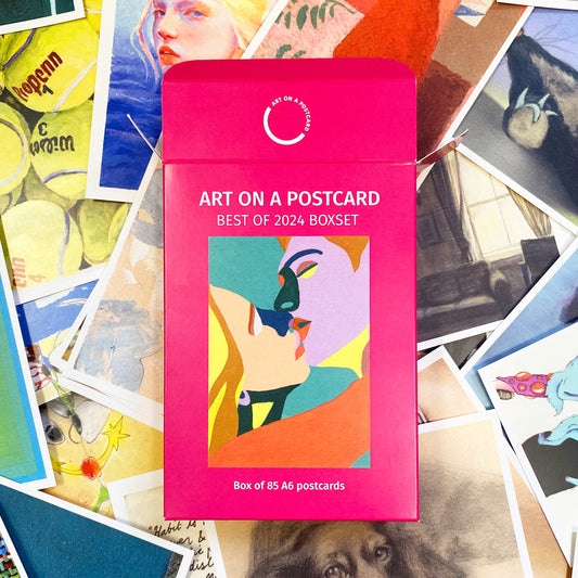 Art on a Postcard 2024 Boxset of 85 Cards