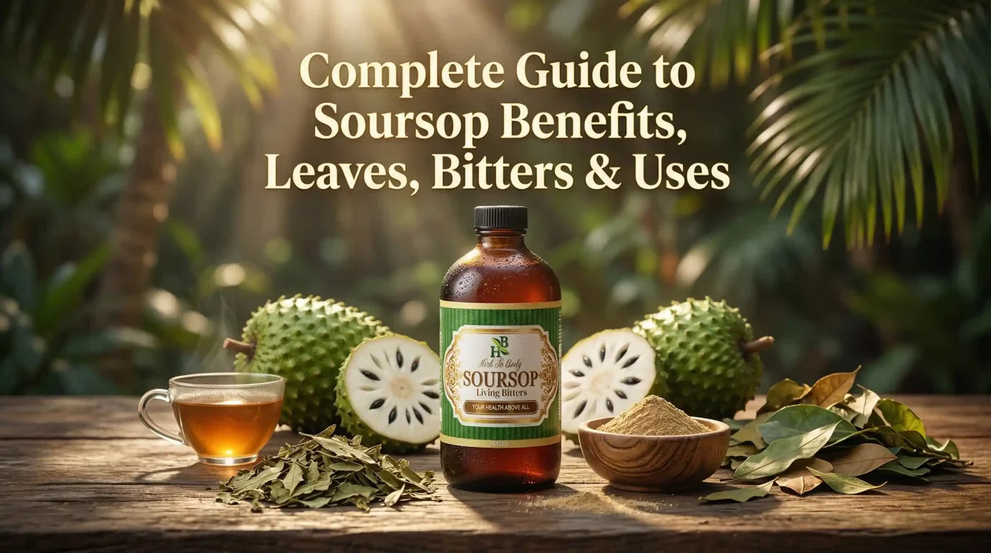 Organic Soursop Living Bitters - Wellness Blend 500ml