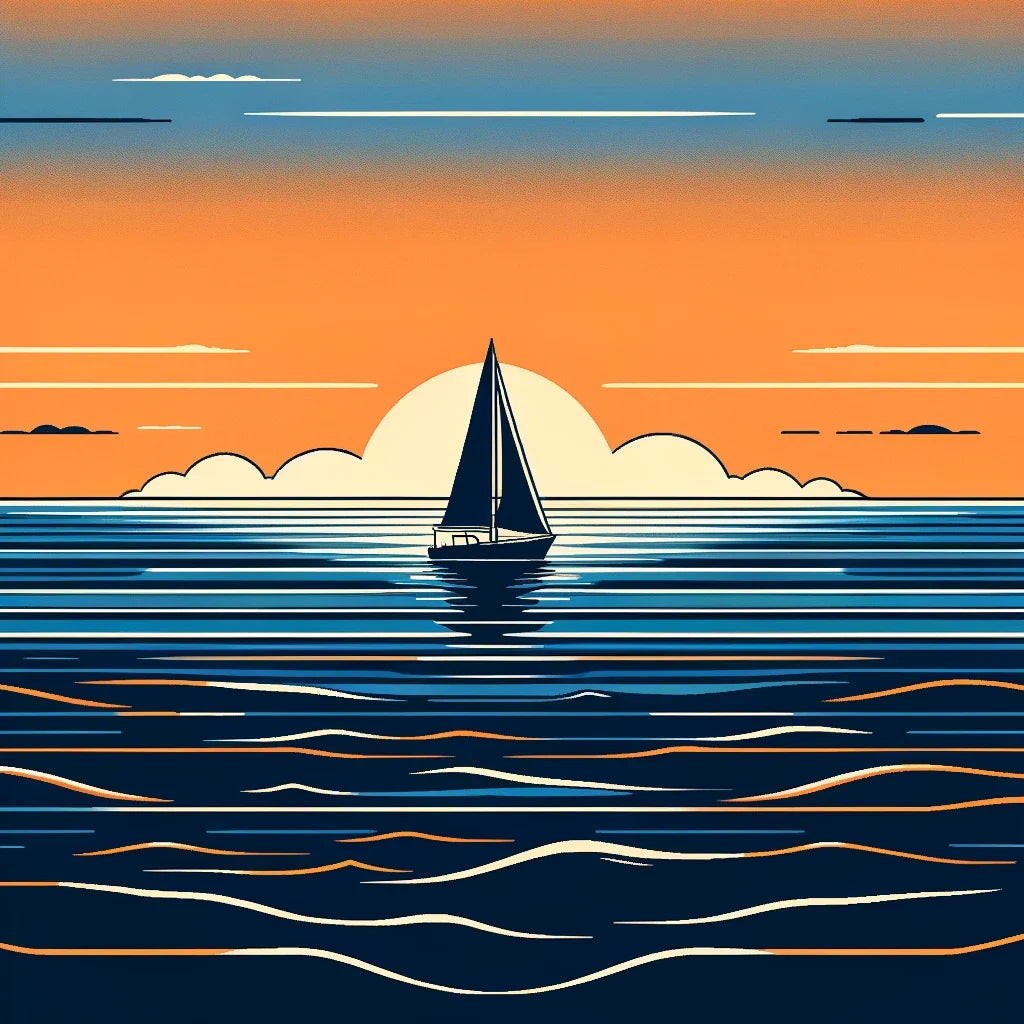Contrasting Solitude Canvas
