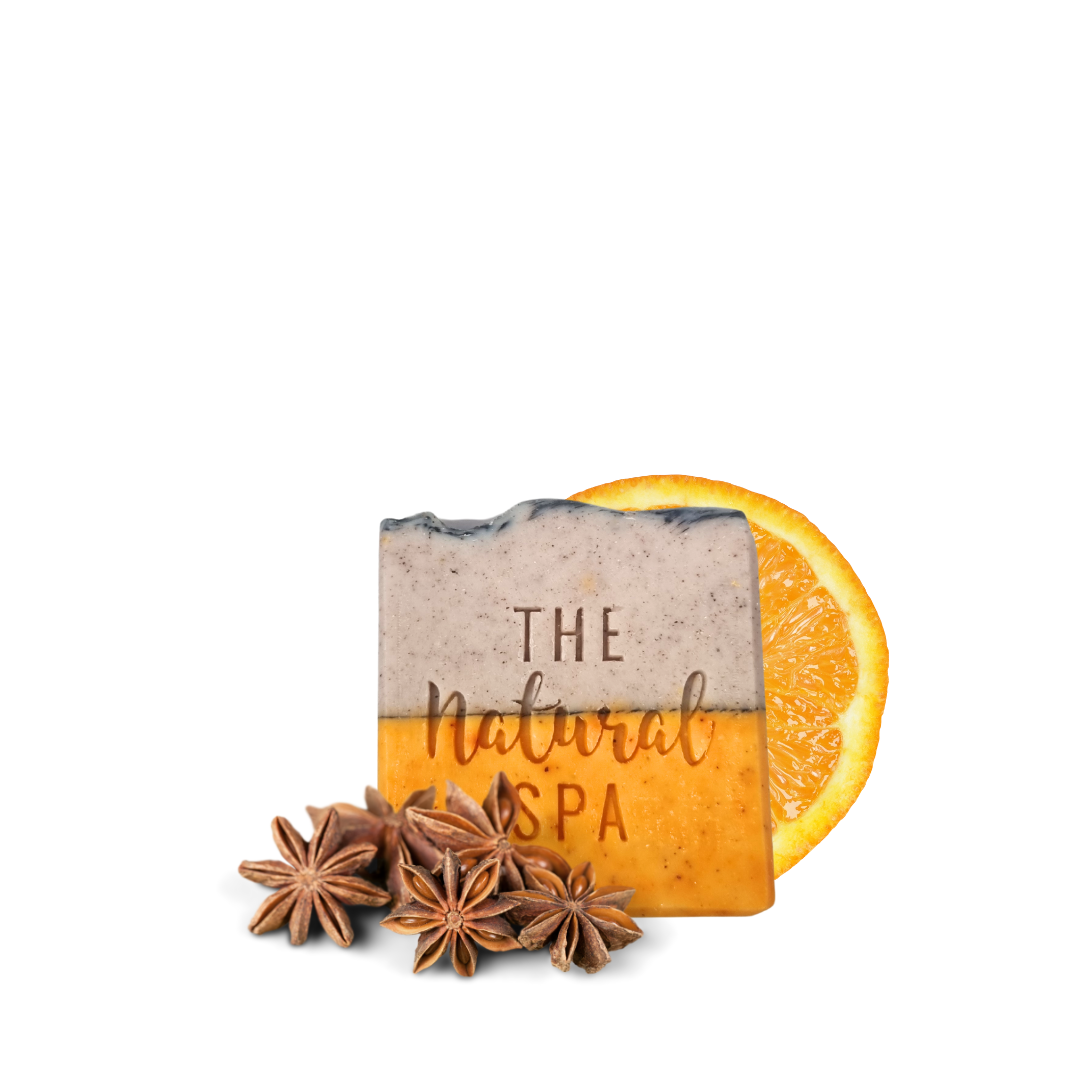 Spiced Orange Soap Bar - Sweet Orange and Star Anise - 3 different styles