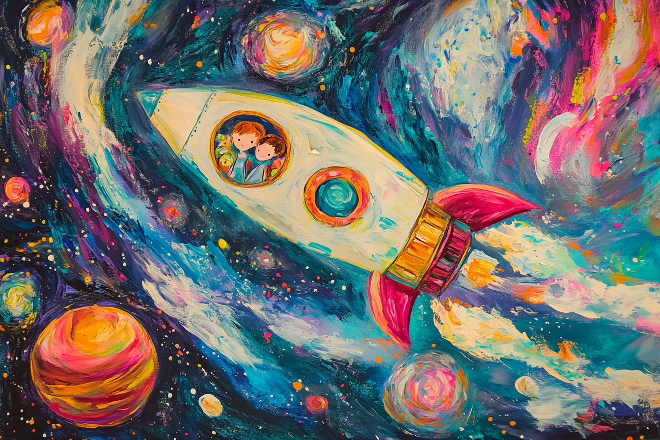 Cosmic Adventure Blanket