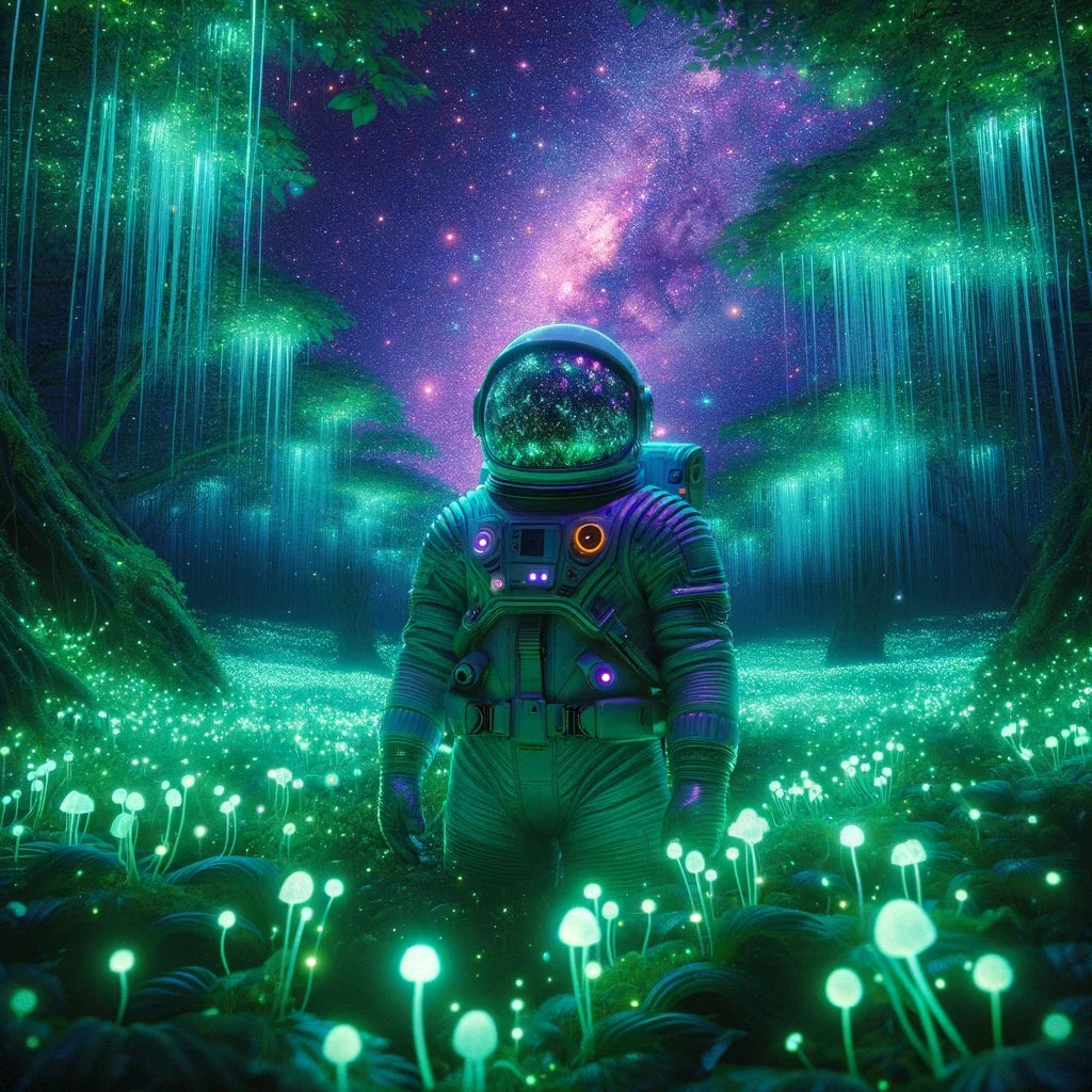 Cosmic Jungle Canvas
