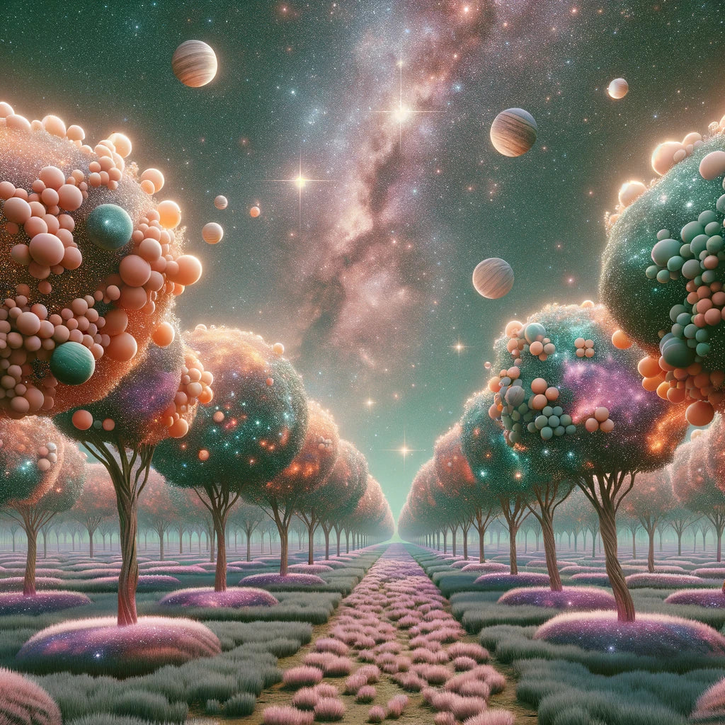 Cosmic Orchard Canvas