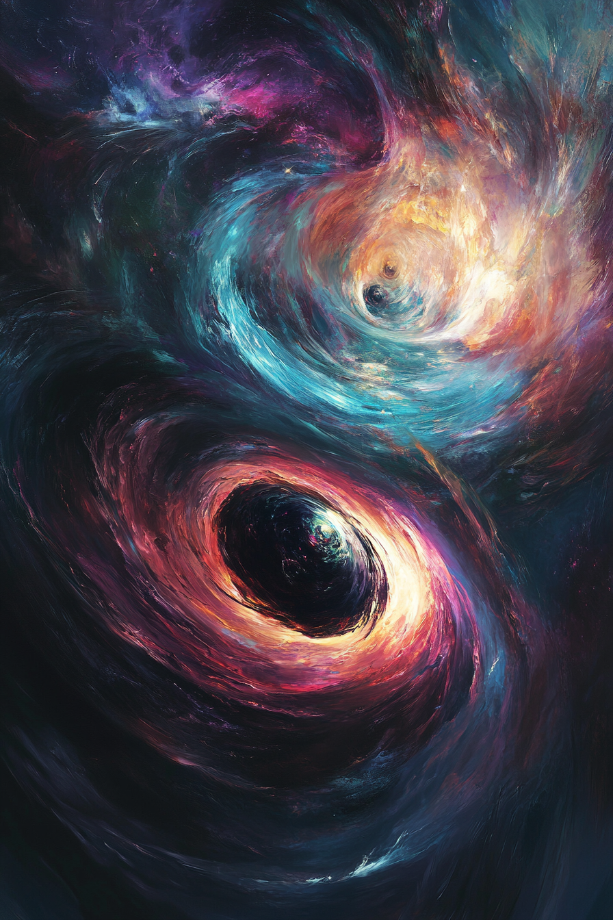Cosmic Vortex Canvas