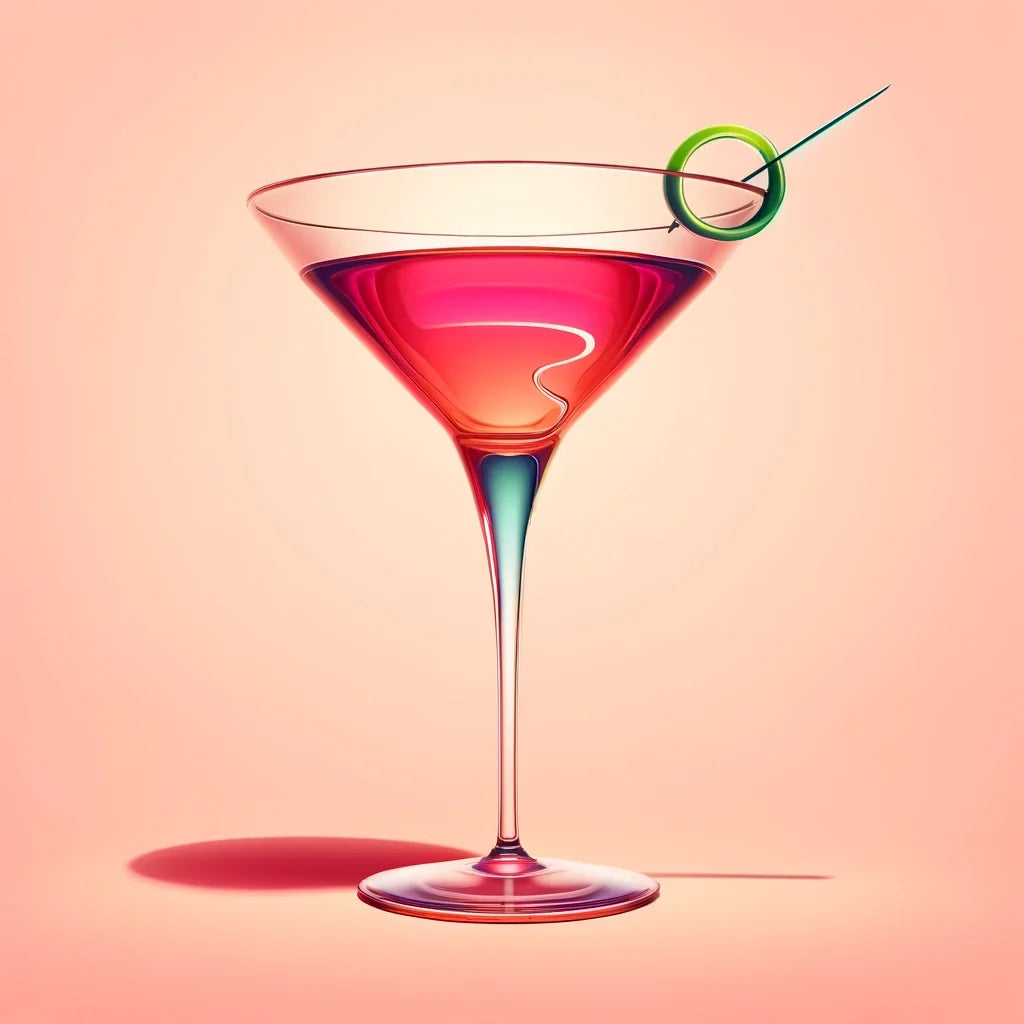 Cosmopolitan in Minimalist Style Canvas