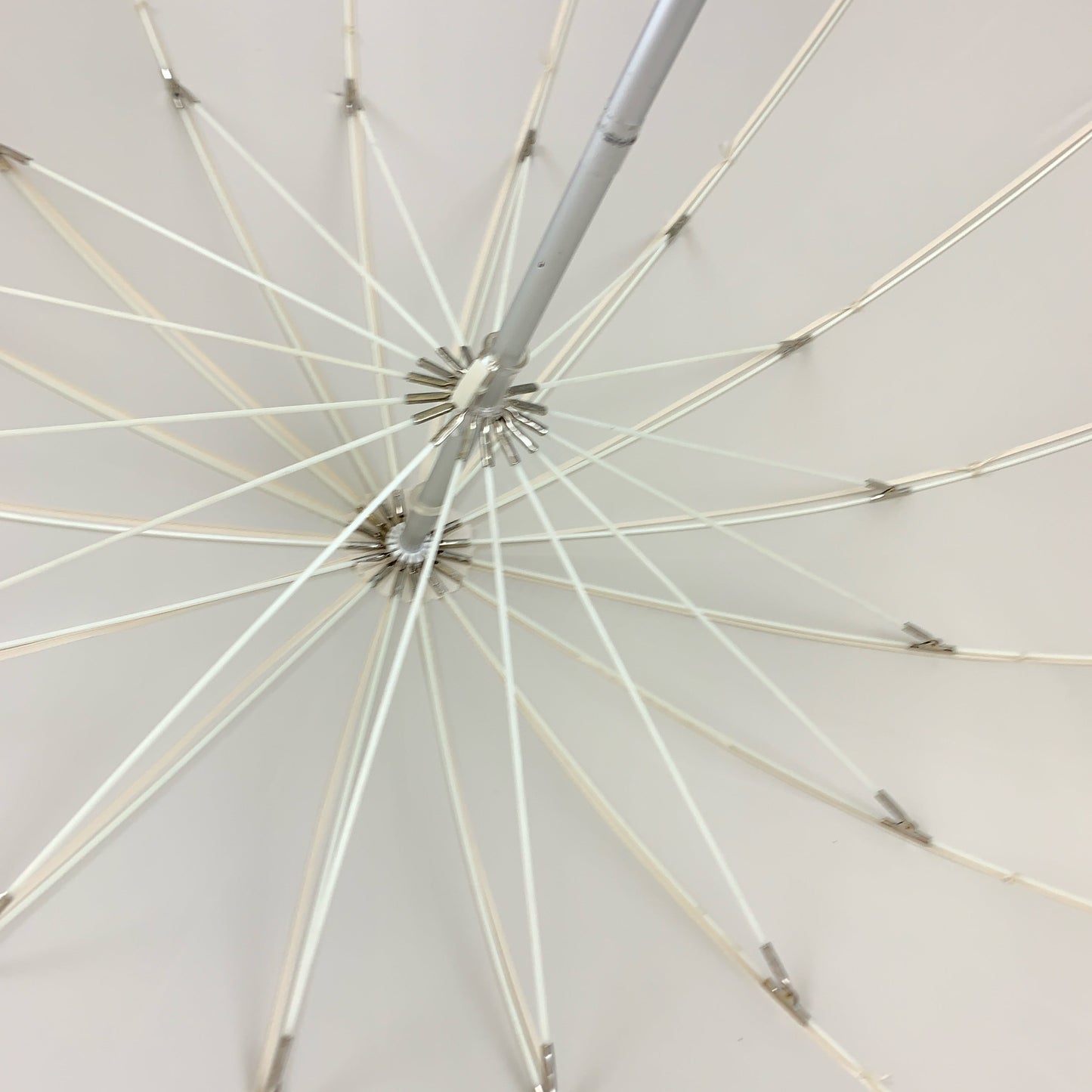 Boutique Heart Umbrella Cream