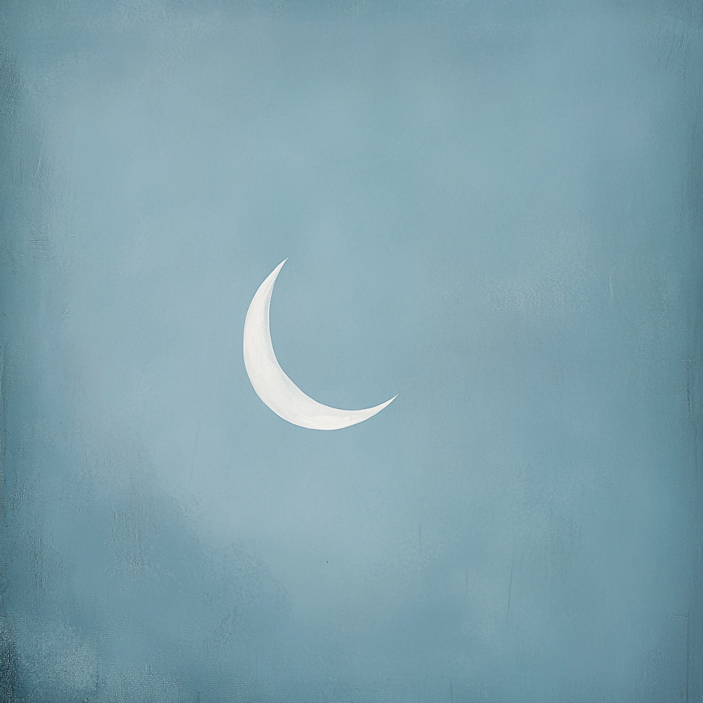 Crescent Moon Cotton Cushion