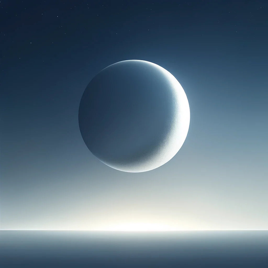 Crescent Solitude Canvas