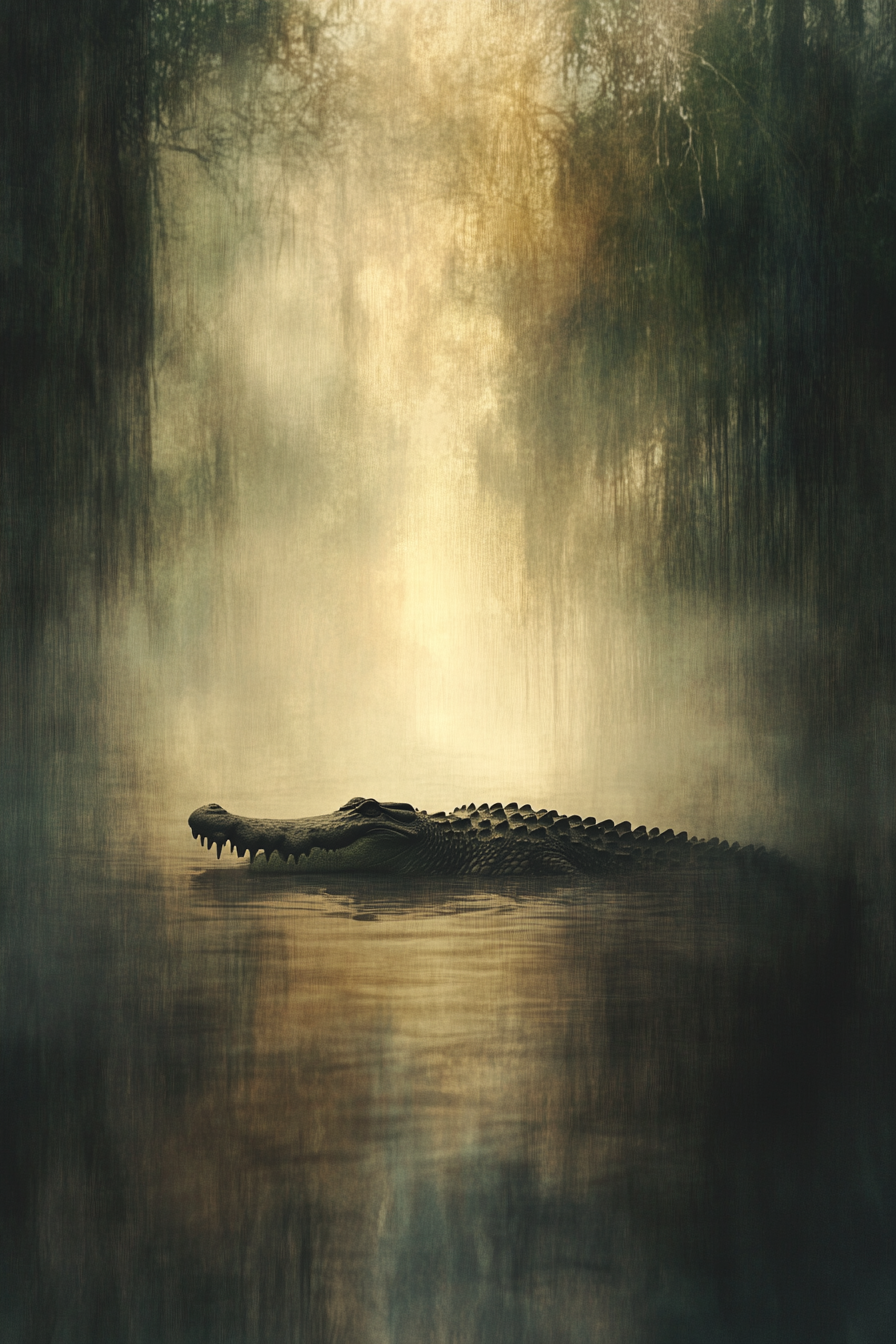 Crocodile Mistafield Canvas