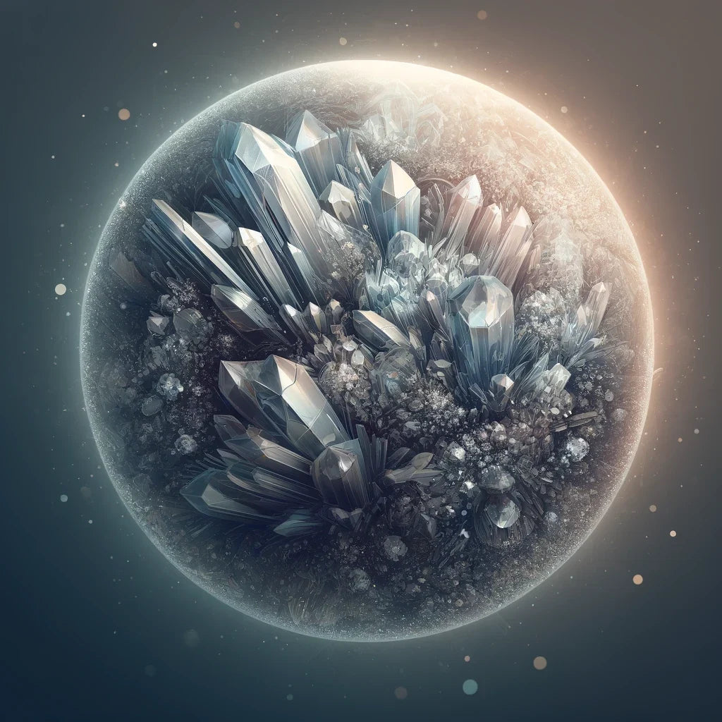 Crystal Planet Canvas
