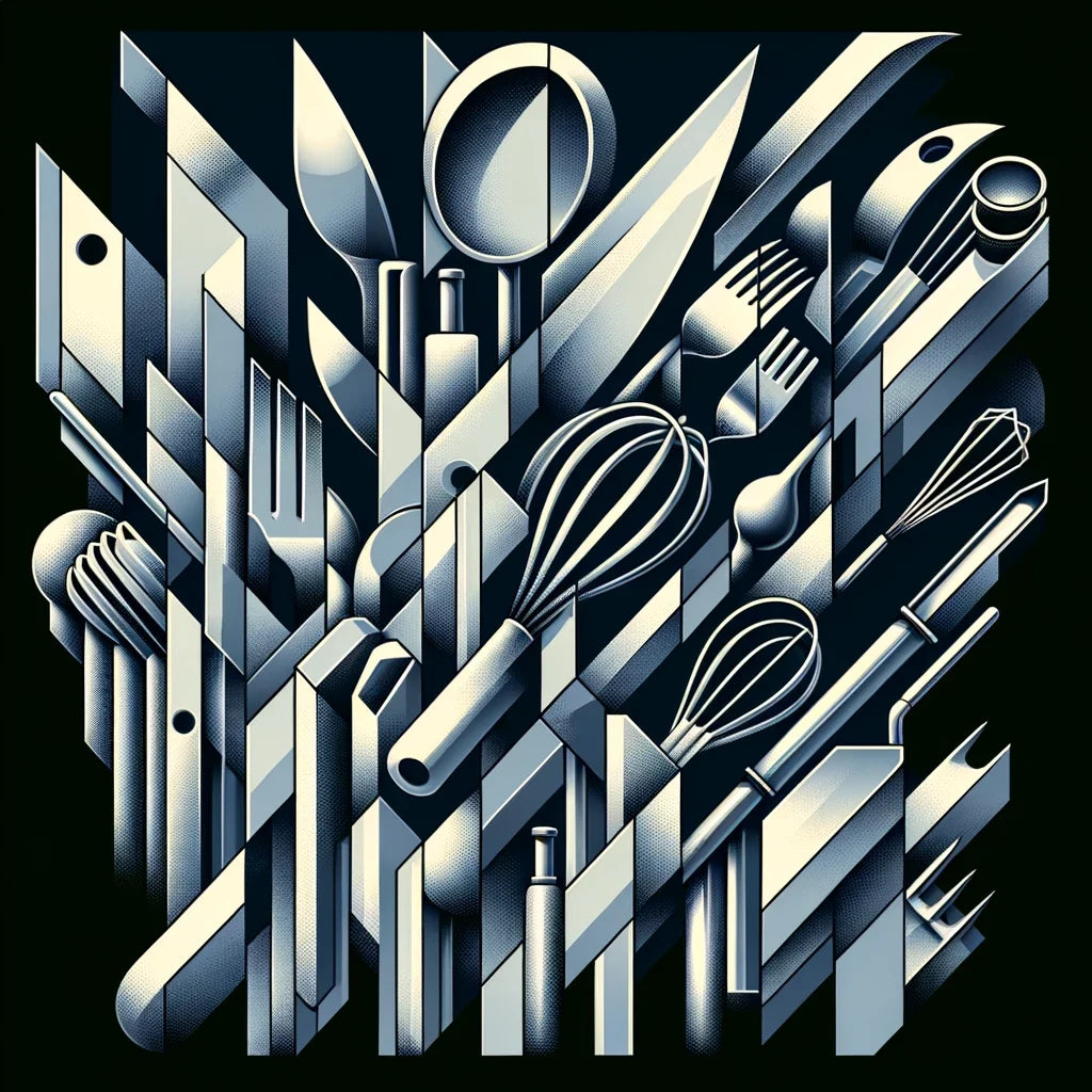 Cubist Culinary Fusion Canvas