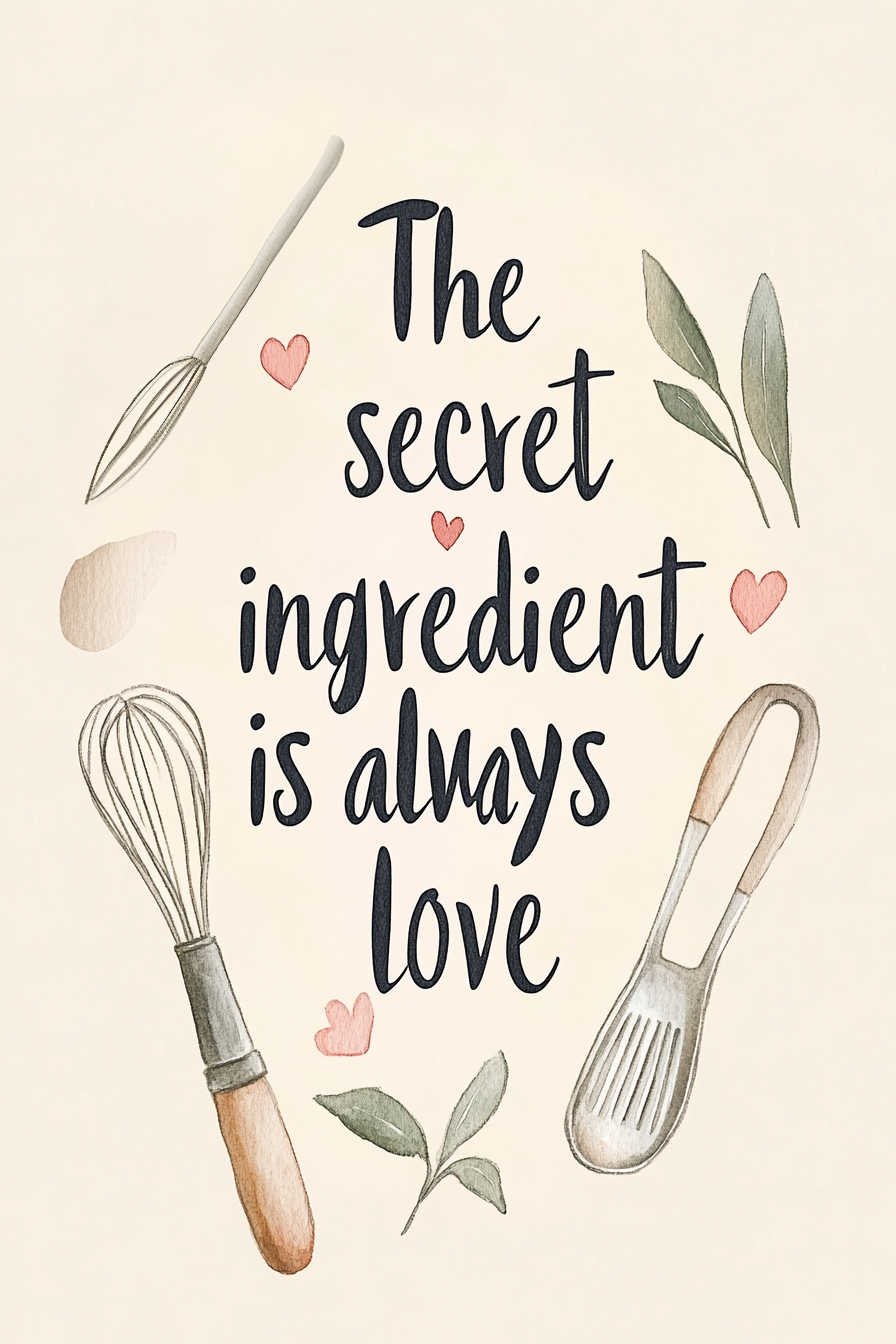 Culinary Love Canvas
