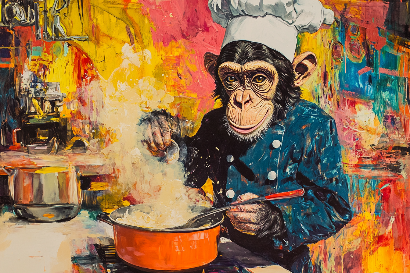 Culinary Monkey Dream Canvas
