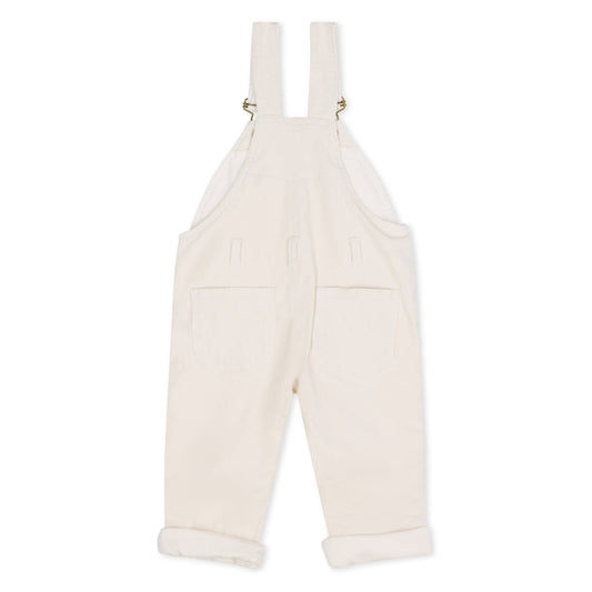 Custard Corduroy Dungarees