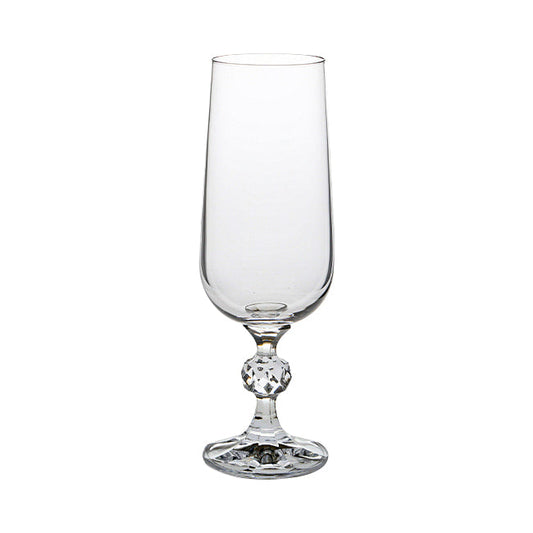 Claudia Crystalite Champagne Flutes - 180ml - Set of 6
