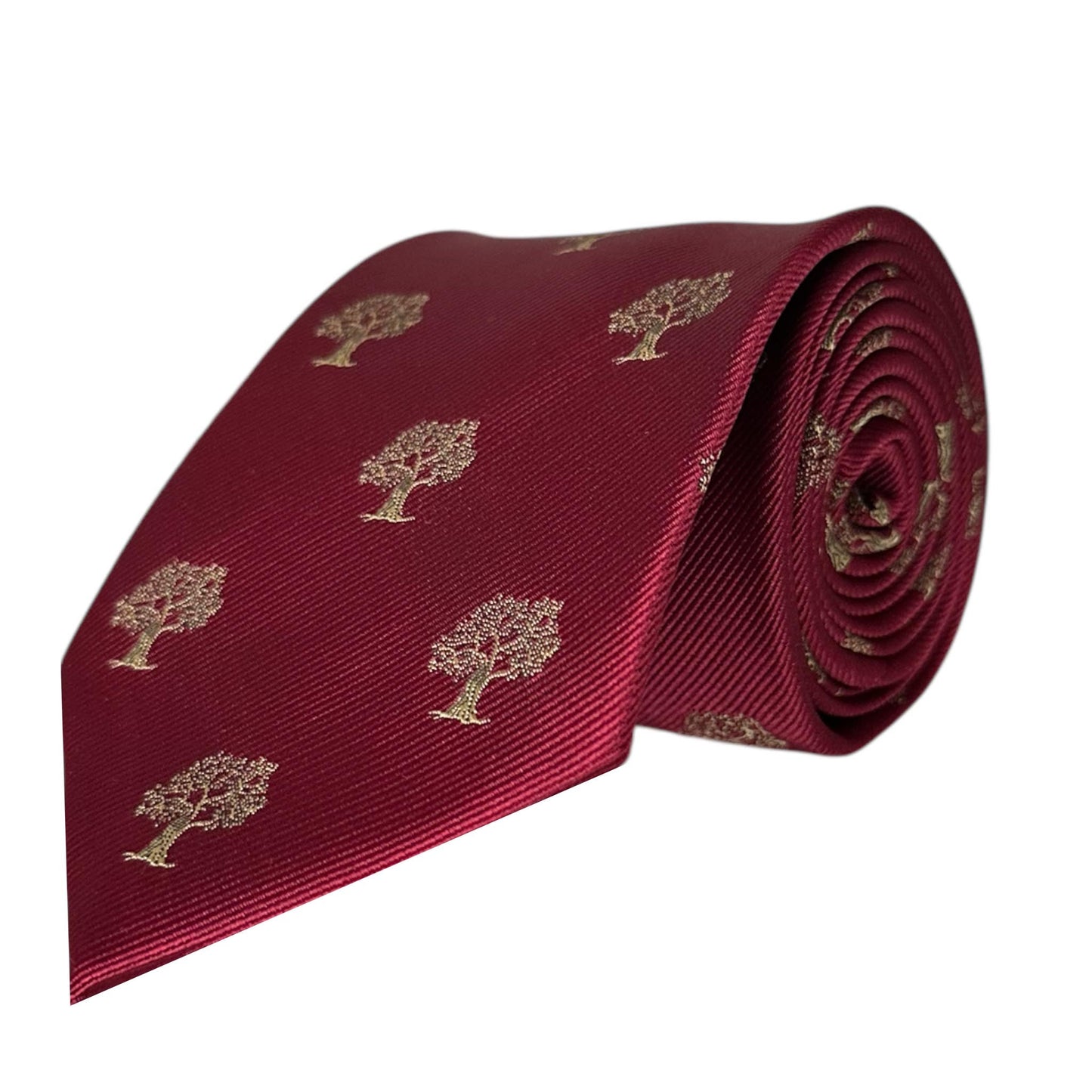 Tree Tie Red & Gold