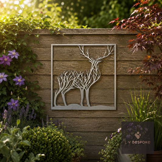 Deer and Horse Garden Wall Art