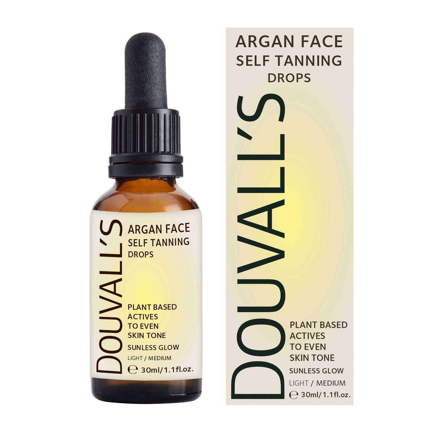 Argan Self Tanning Face Drops 30ml |Semi-permanent Self tanning drops