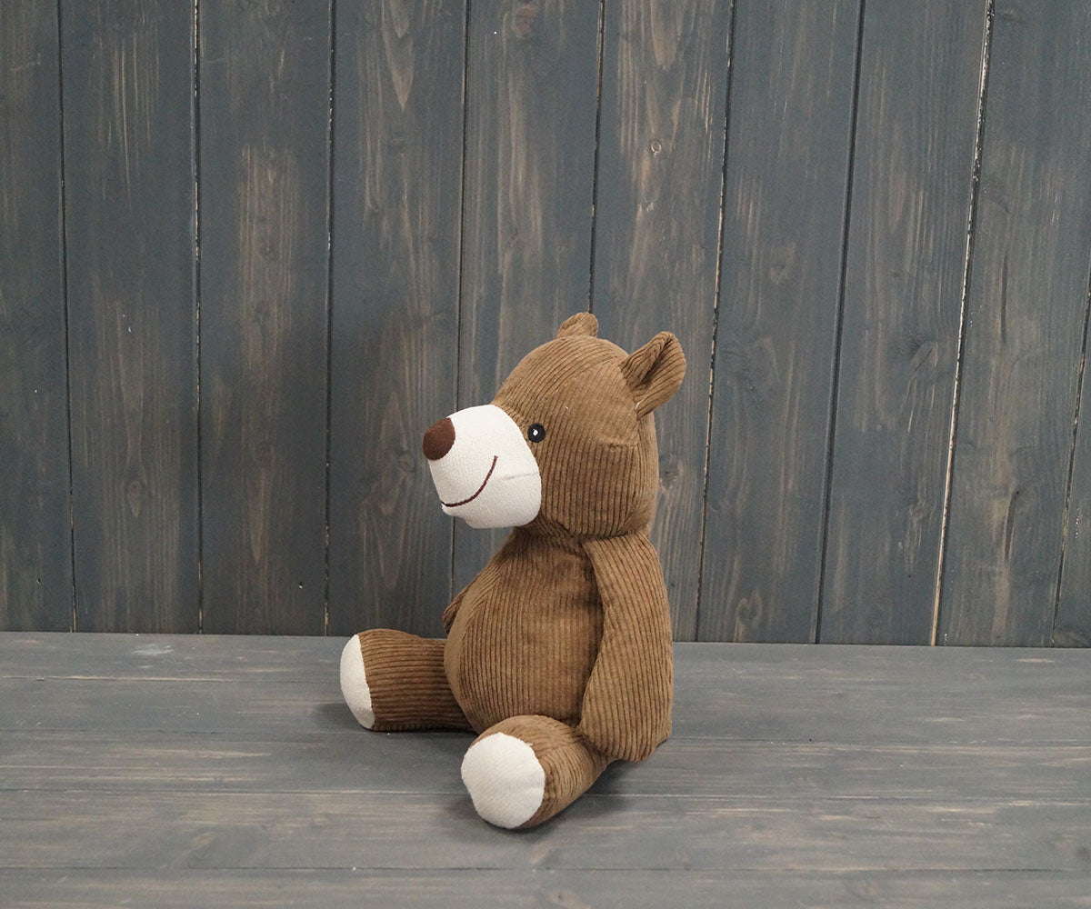 Satchville Sitting Brown Teddy Bear Door Stop