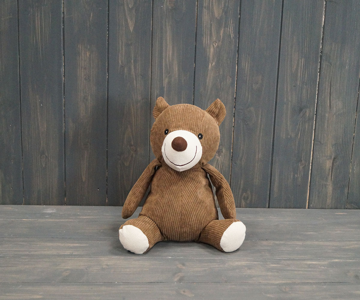 Satchville Sitting Brown Teddy Bear Door Stopper