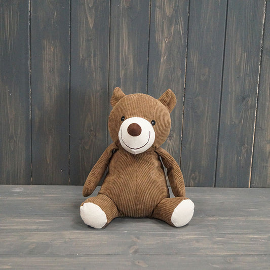 Satchville Sitting Brown Teddy Bear Doorstop