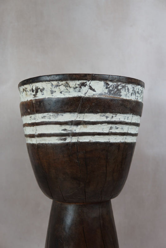 Tapered Wood Side Table - Cameroon - 93.6