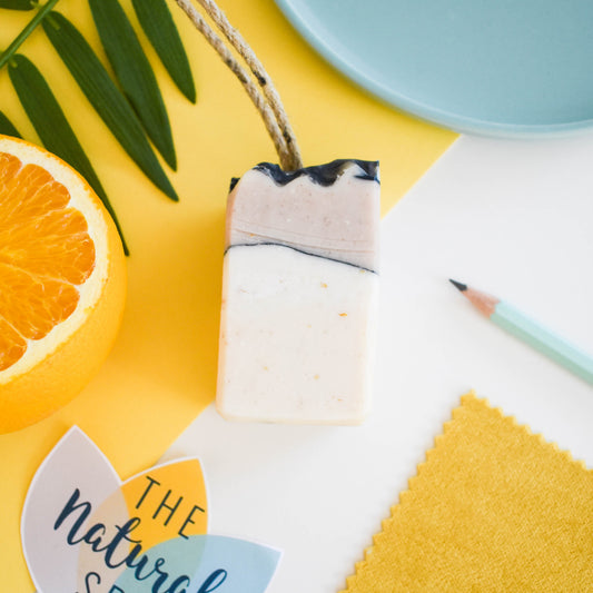 Spiced Orange Soap on a Rope | Handmade Natural Soap Bar | 100g