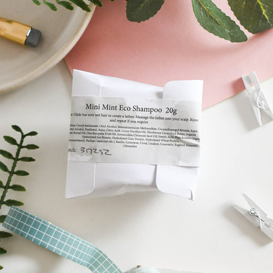 Mint Eco Shampoo Bar | Soap-Free Solid Shampoo | 70g or 20g
