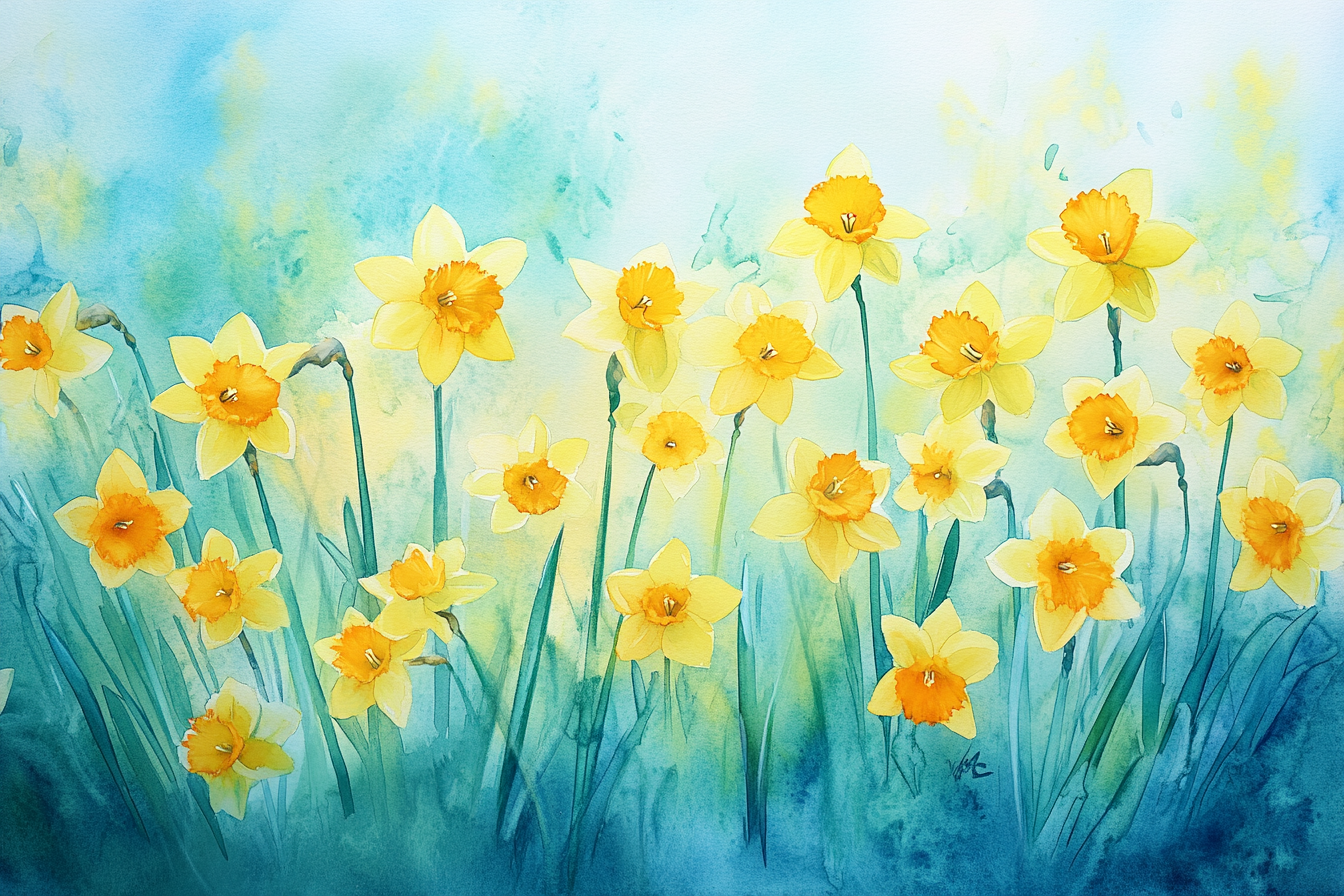 Daffodil Dreams Canvas