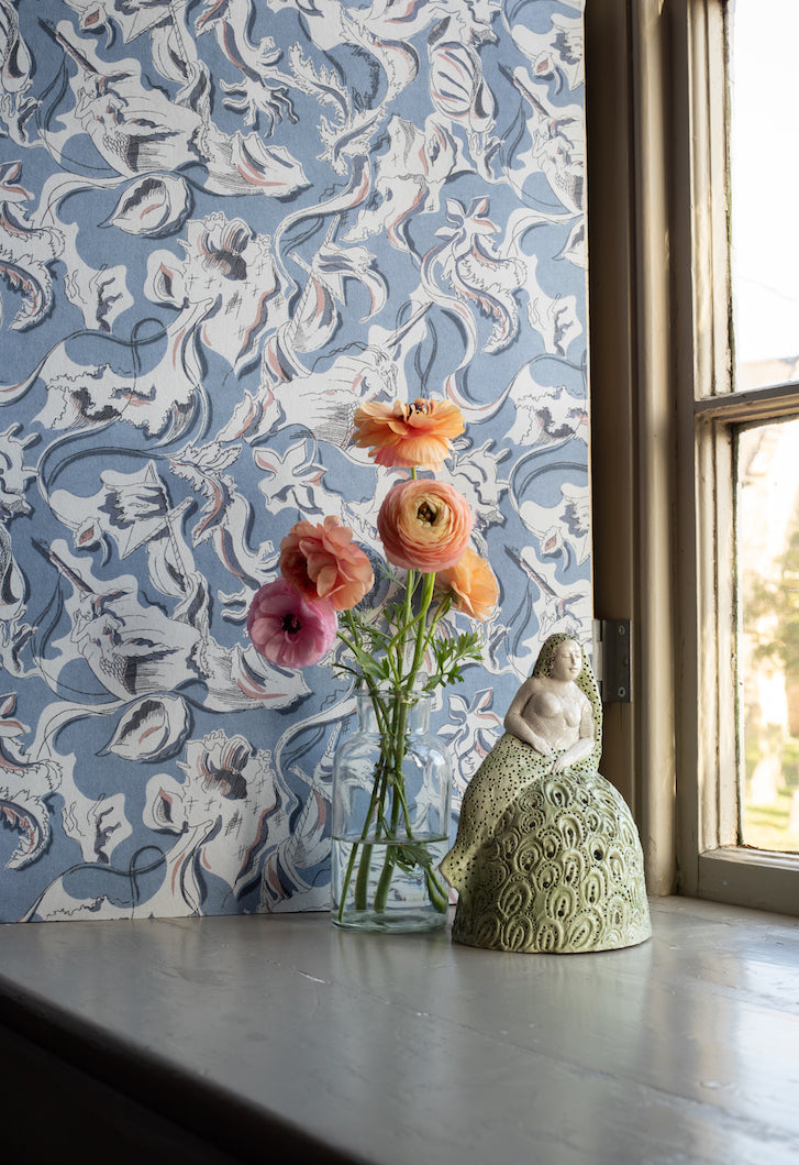 Dali's Mermaid - Blue Dreams - Wallpaper