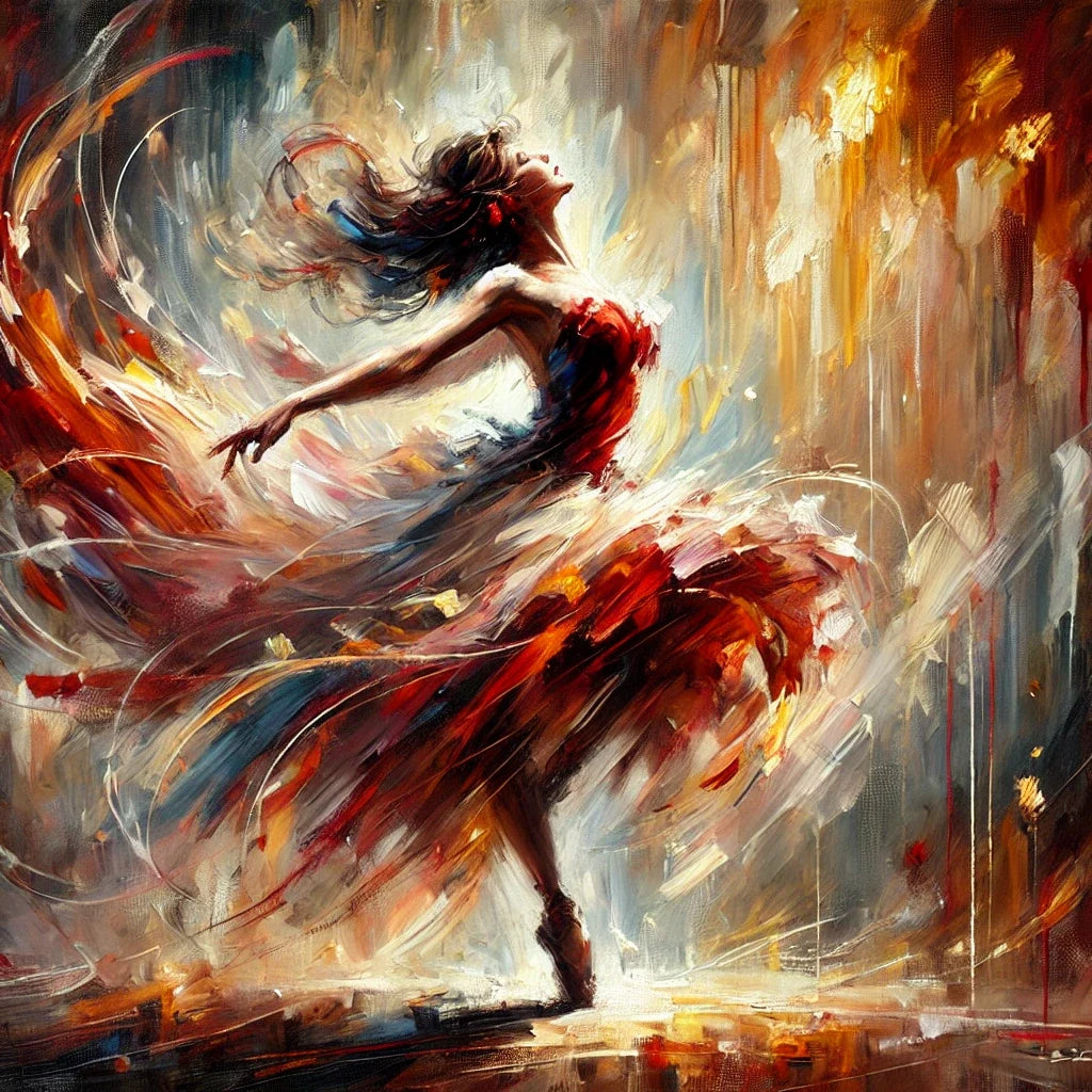 Dance of Flames Cotton Cushion