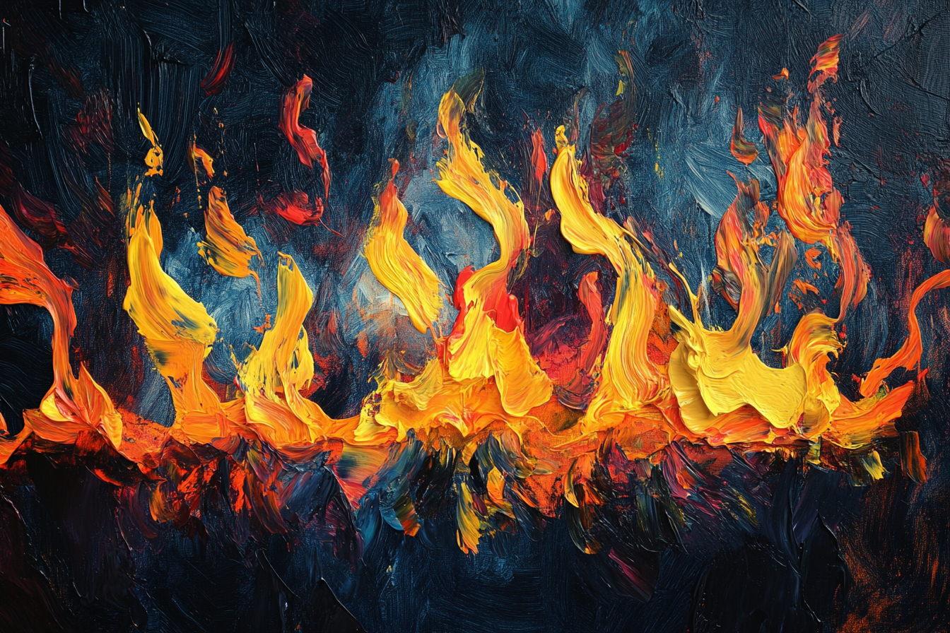 Dancing Flames Blanket