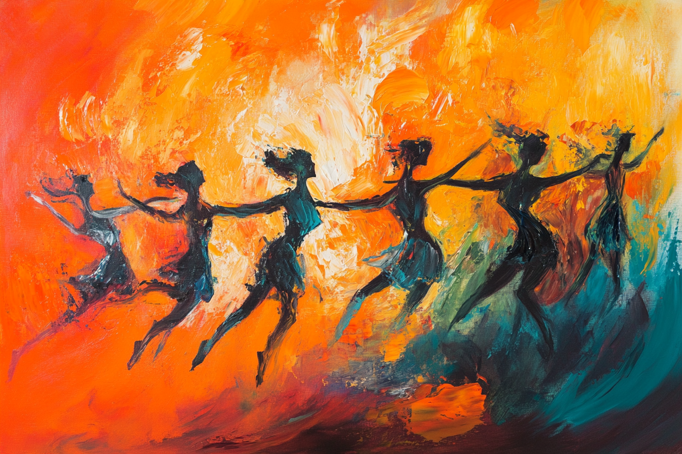 Dancing Harmony Canvas
