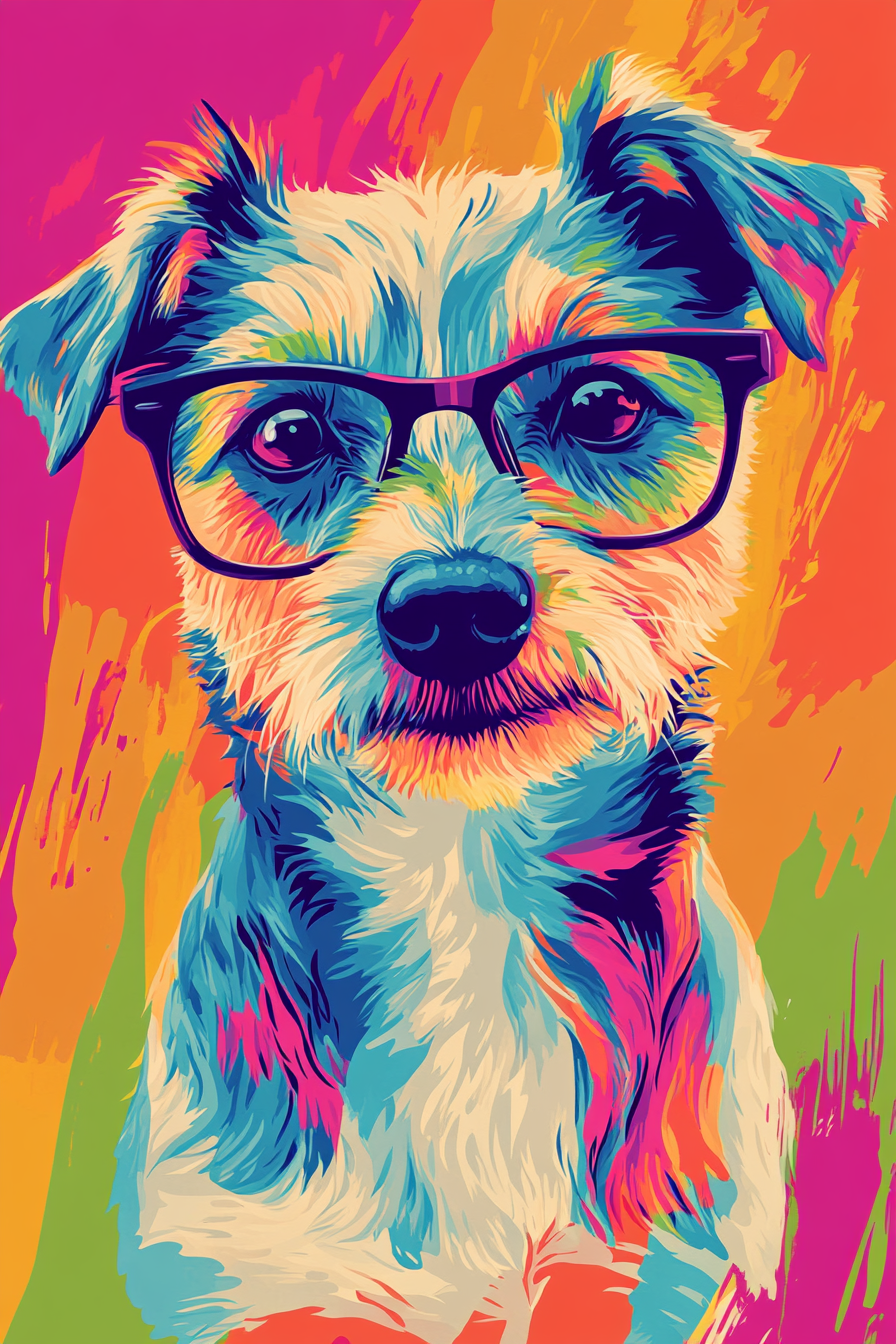 Dapper Dog Canvas