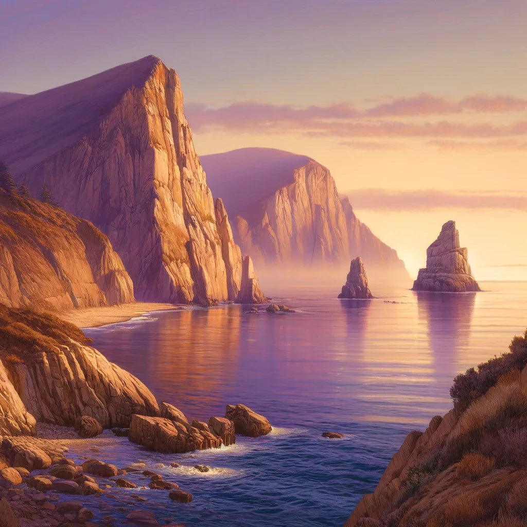 Dawn Cliffs Canvas