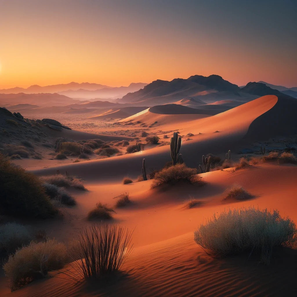 Dawn Desert Elegance Canvas