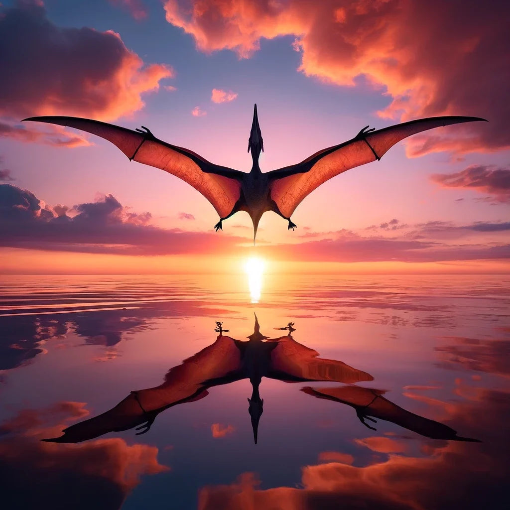 Dawn Flight Pteranodon Cotton Cushion