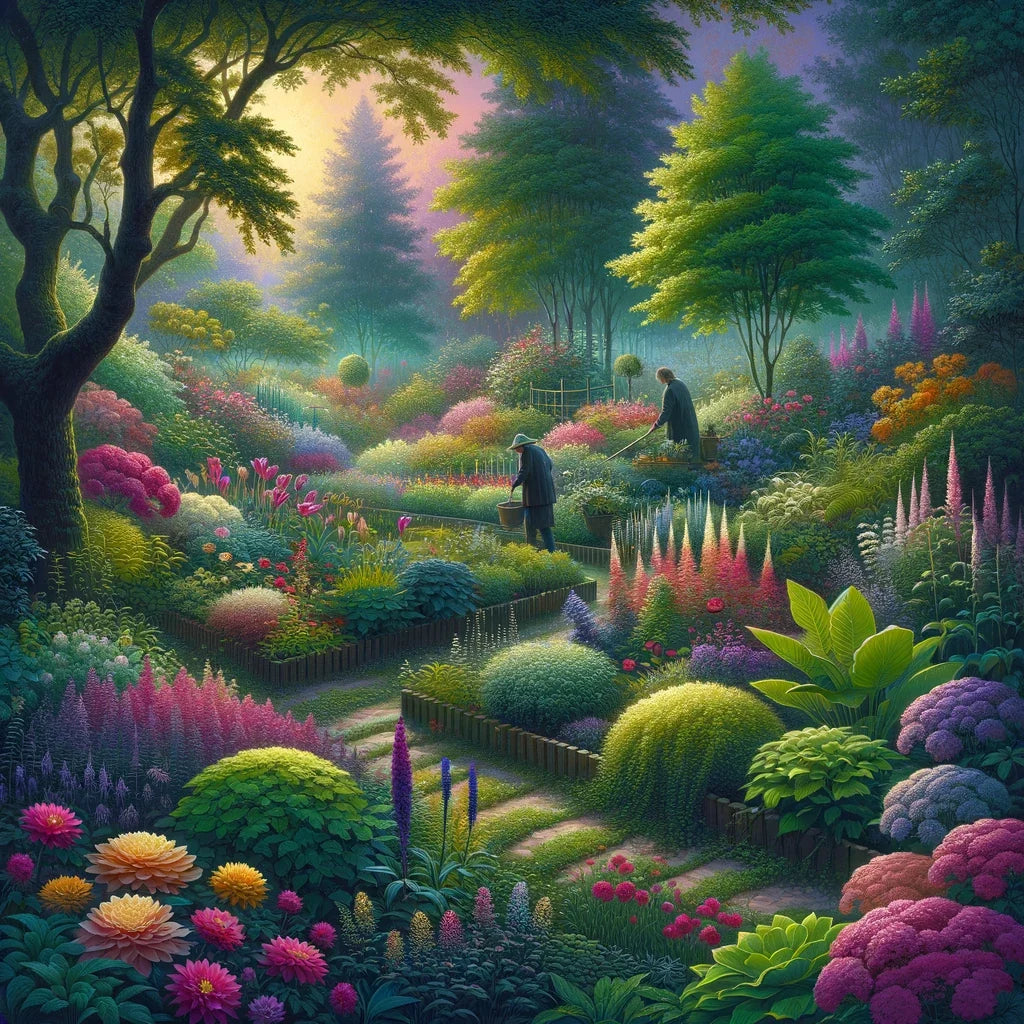 Dawn Garden Canvas