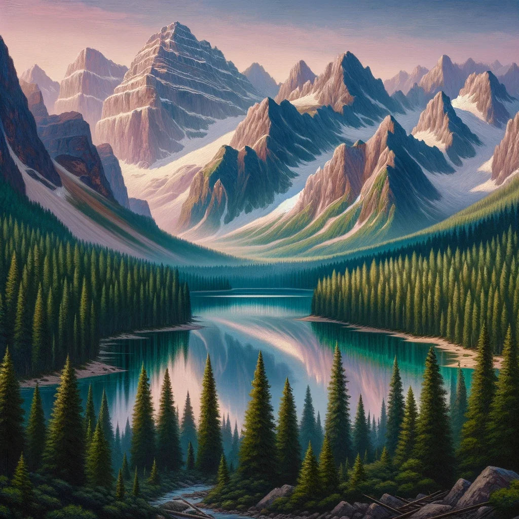 Dawn Mountain Majesty Canvas