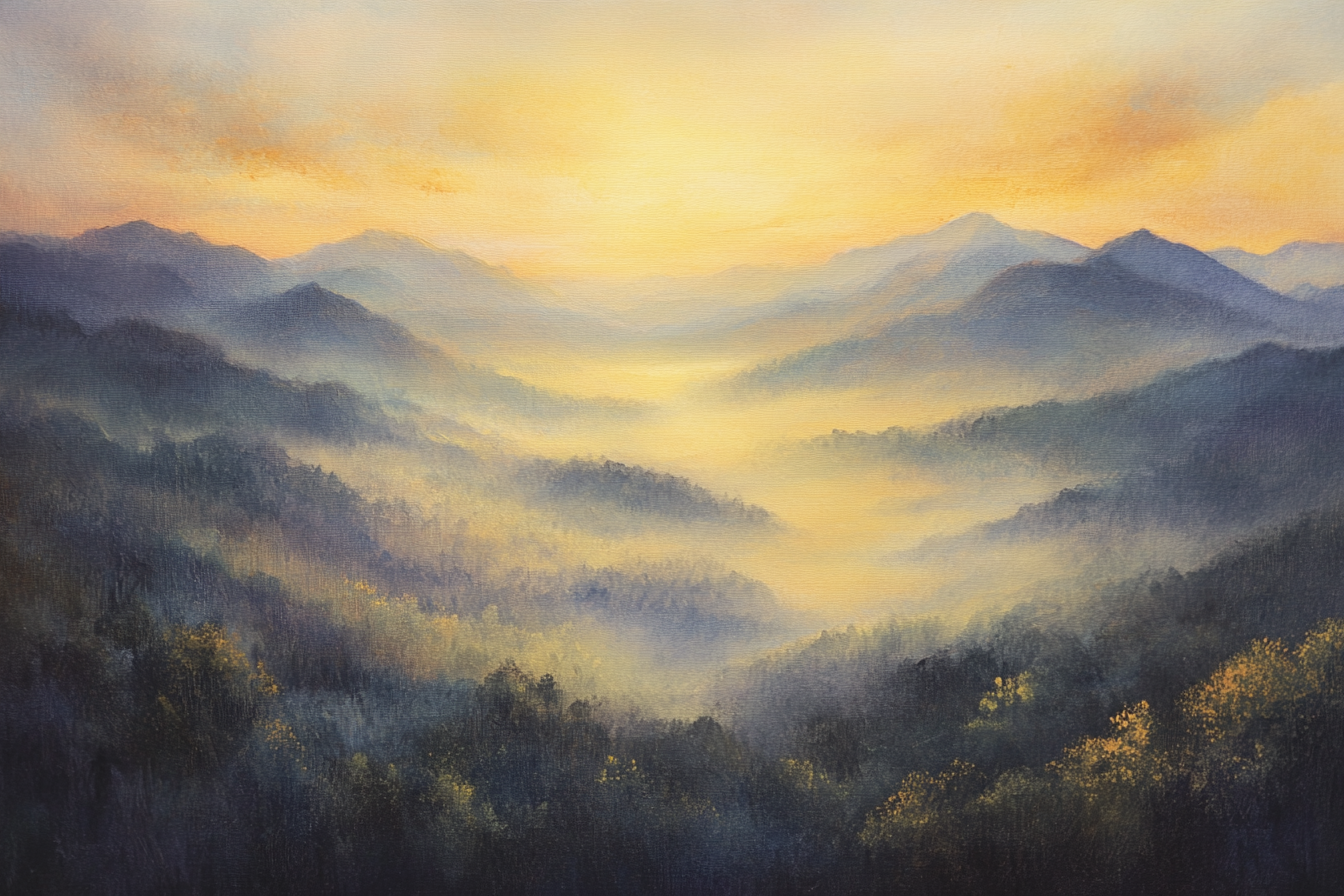 Dawn's Embrace Mountain Blanket