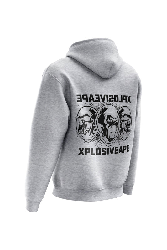 XAPE De-Evolve Hoodie - Heather Grey