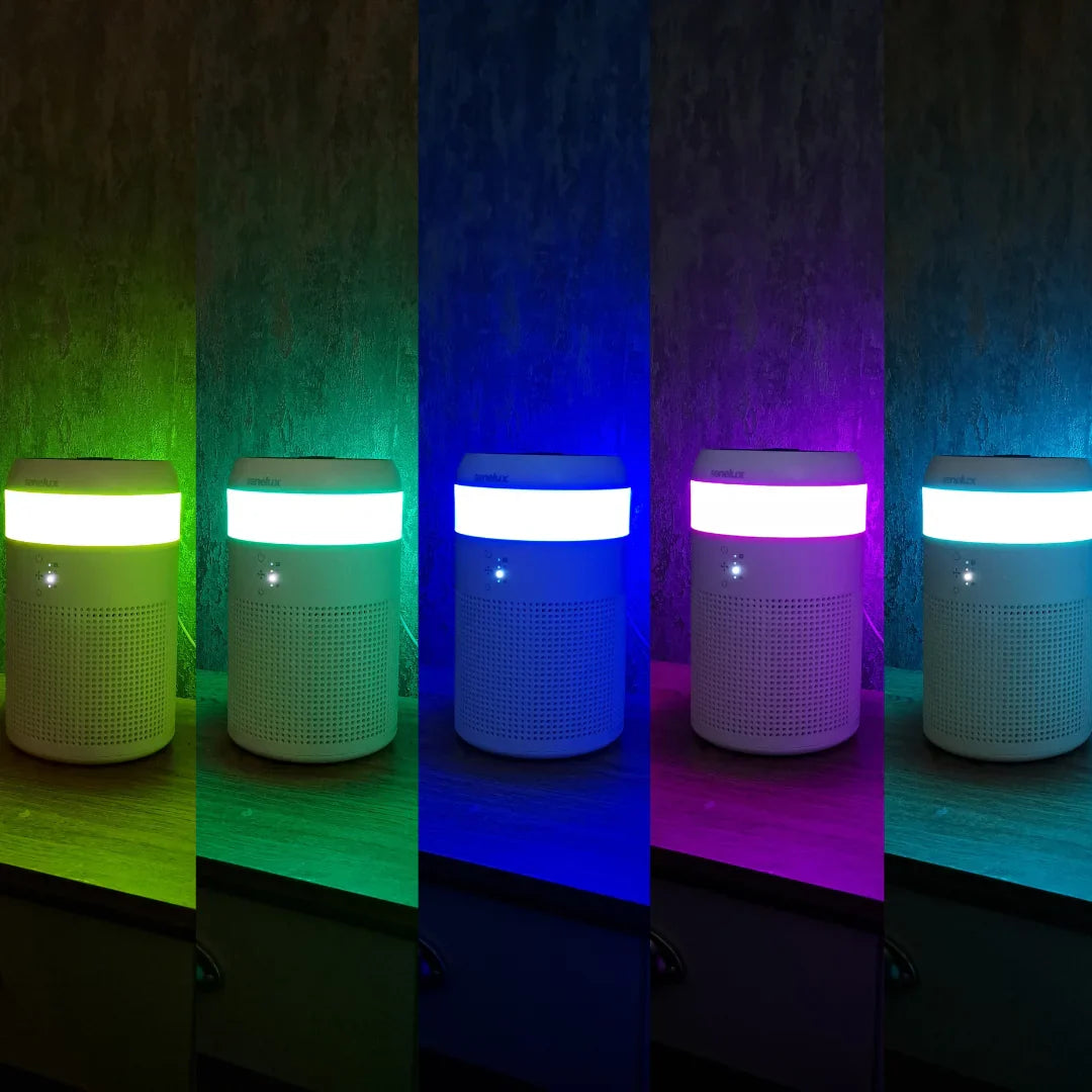 Demi HEPA Air Purifier with 7 LED Colours