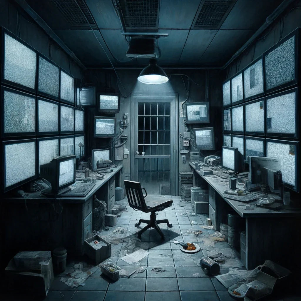 Derelict Security Office Canvas