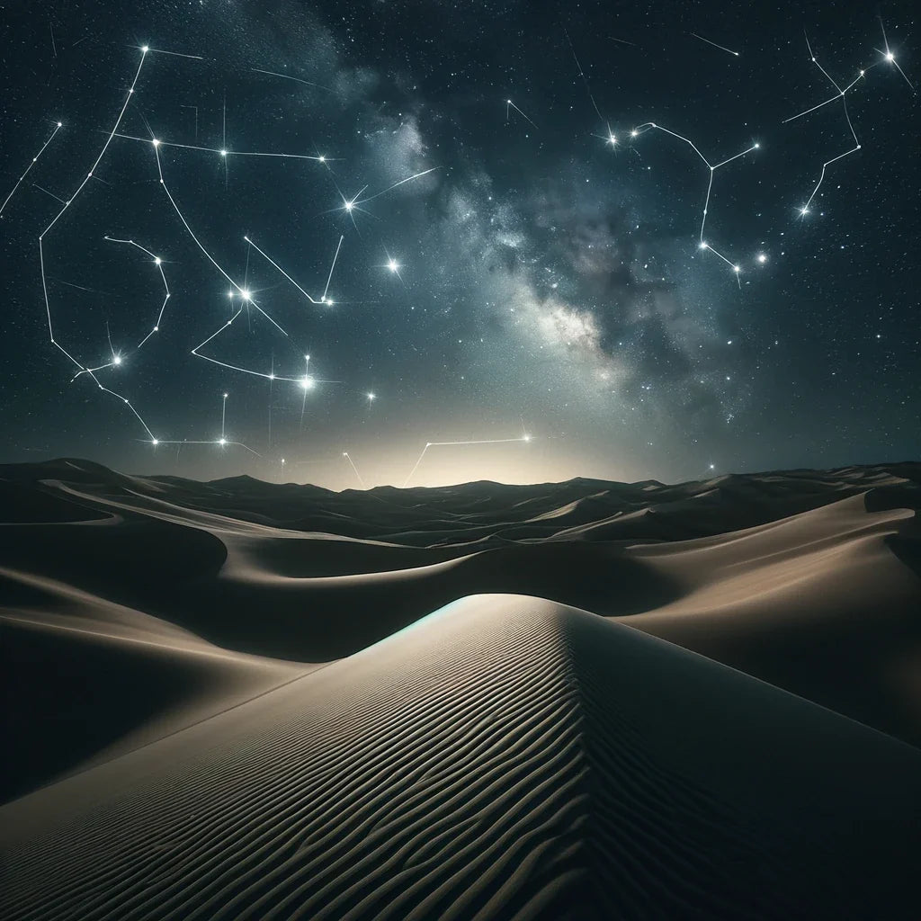 Desert Constellations Cotton Cushion