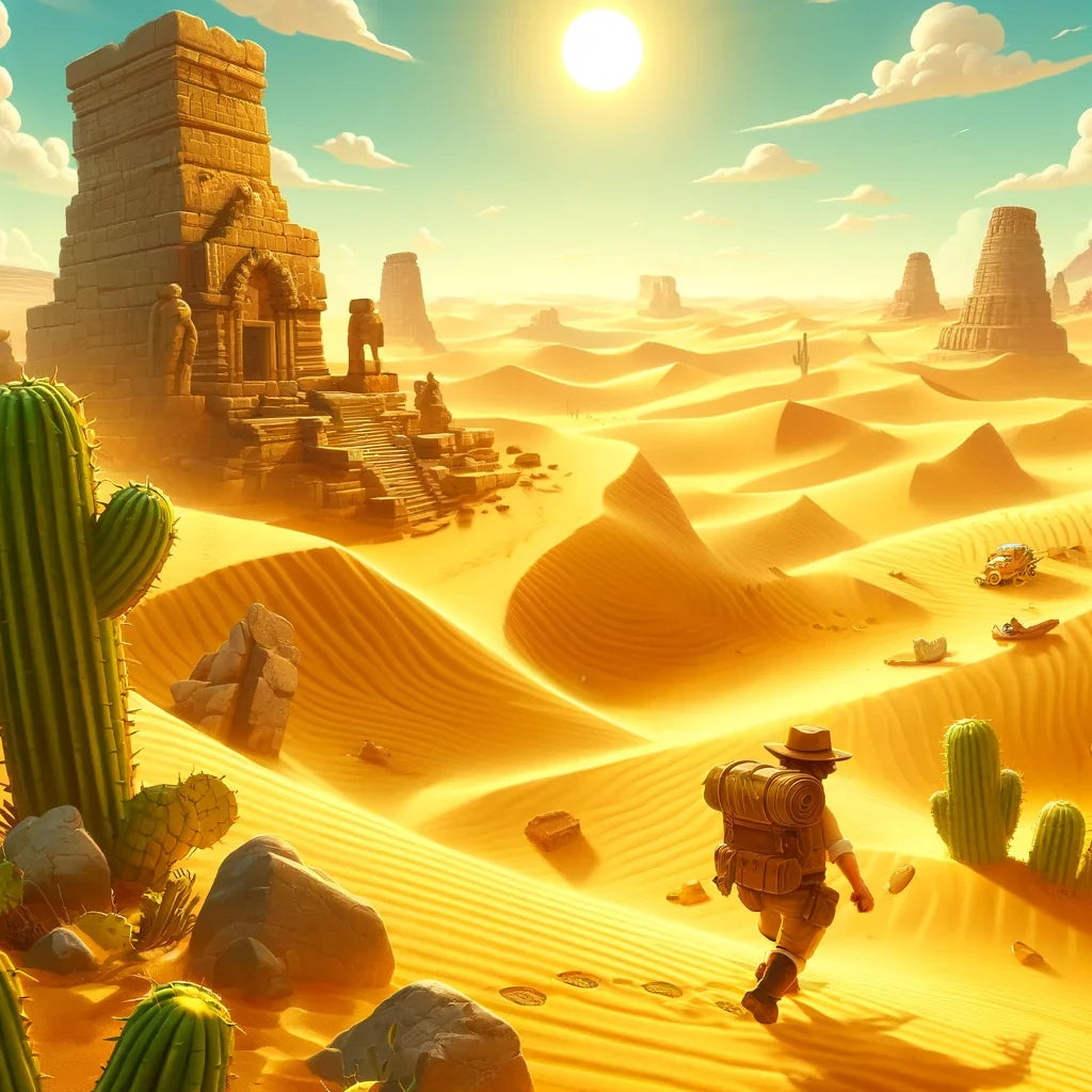 Desert Dune Adventure Canvas