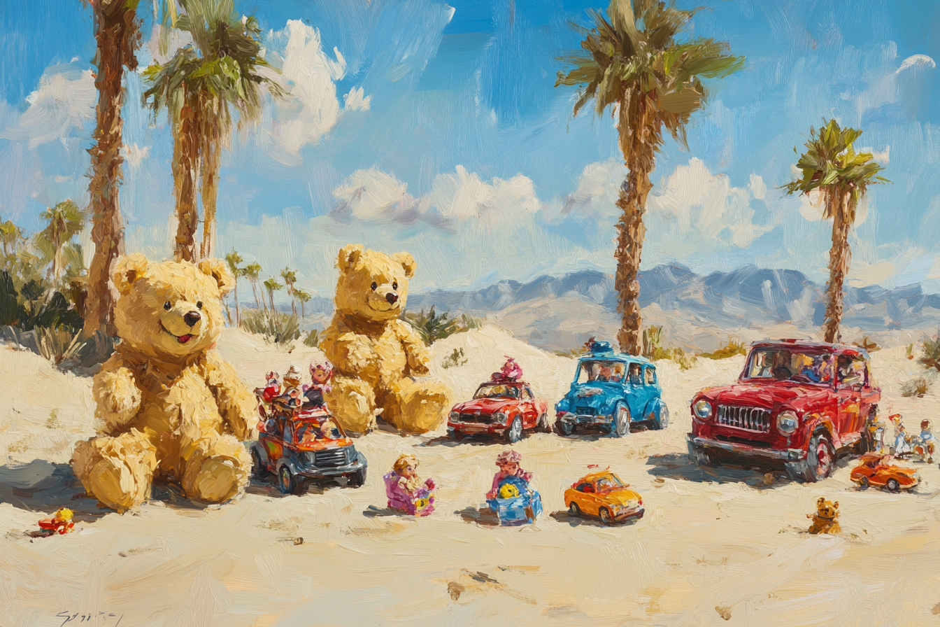Desert Toyland Blanket