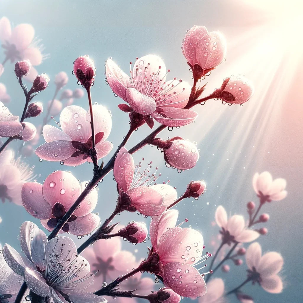 Dew-Kissed Blossoms Canvas