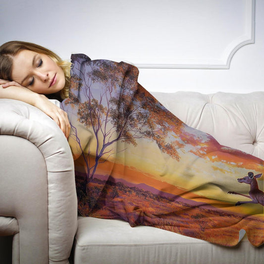 Outback Sunset Blanket