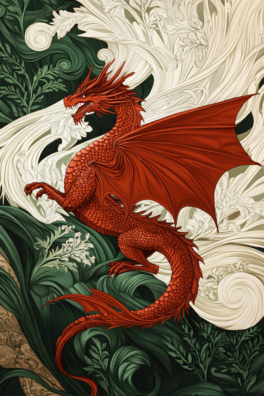 Dragon of Wales Canvas